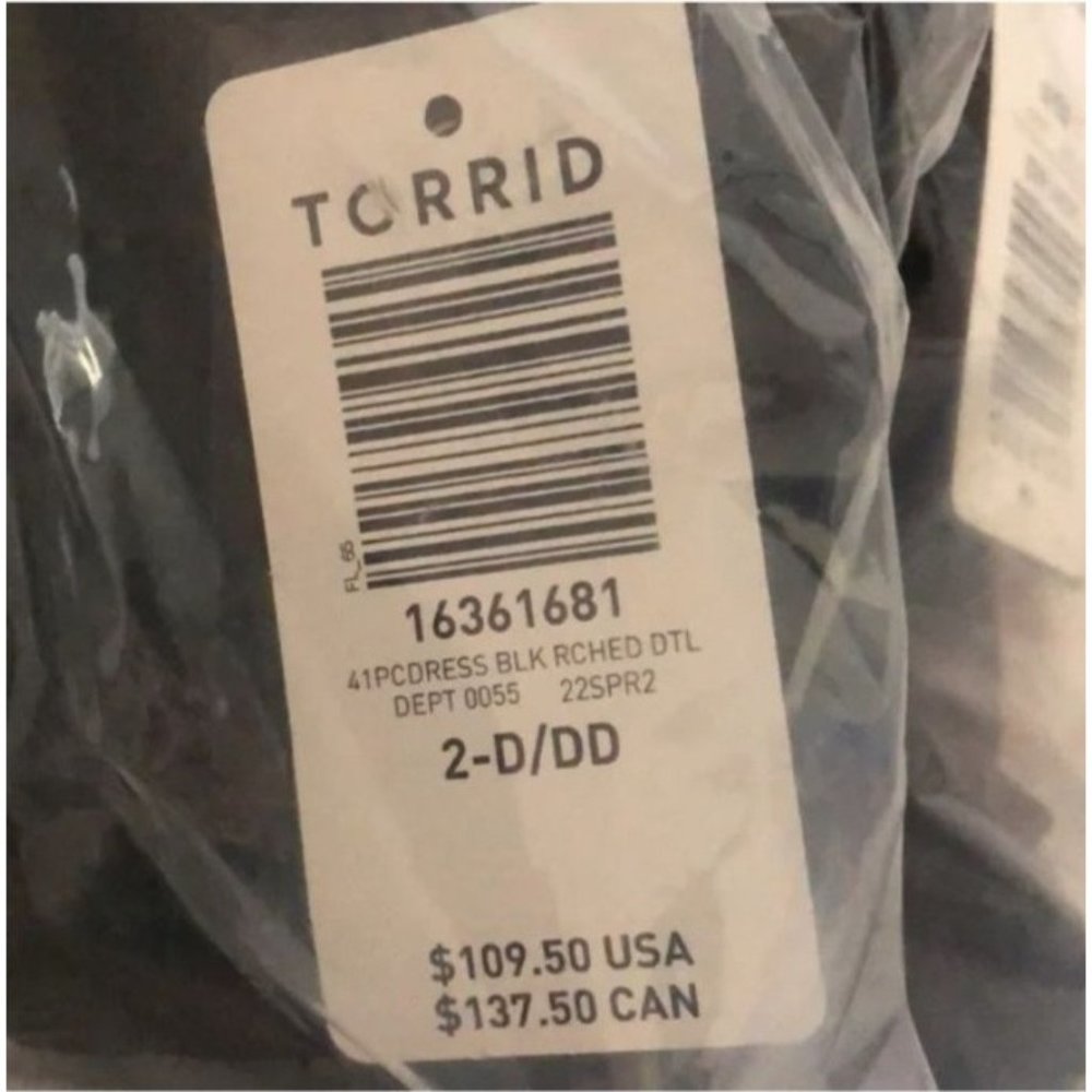 NEW Torrid Underwire Ruched Mid-Length Swim Dress Sz 2X D/DD - Picture 13 of 14